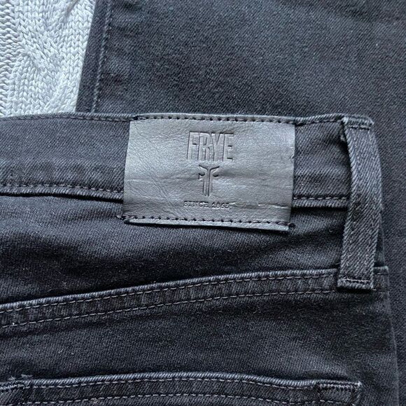 FRYE Addie Street Style Midnight Black Mid Rise Skinny Jeans - Picture 11 of 12